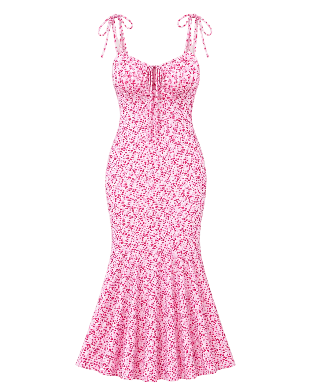 The Bloom Mermaid Dress - Pink