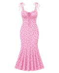 The Bloom Mermaid Dress - Pink